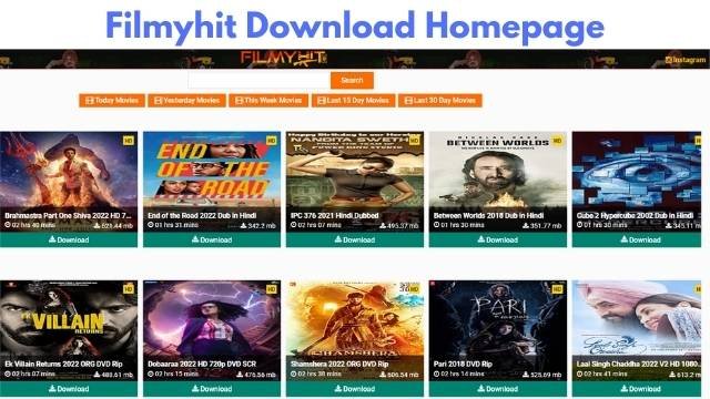 Filmyhit Movies Download Homepage