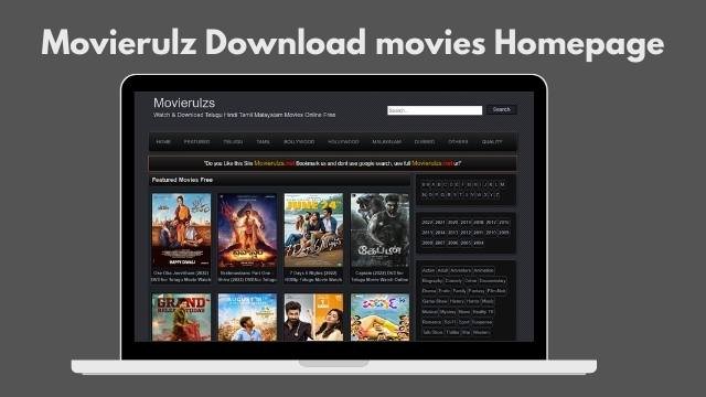 Movierulz Download movies Homepage