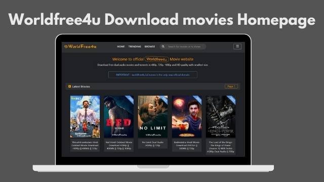 Worldfree4u Download movies Homepage